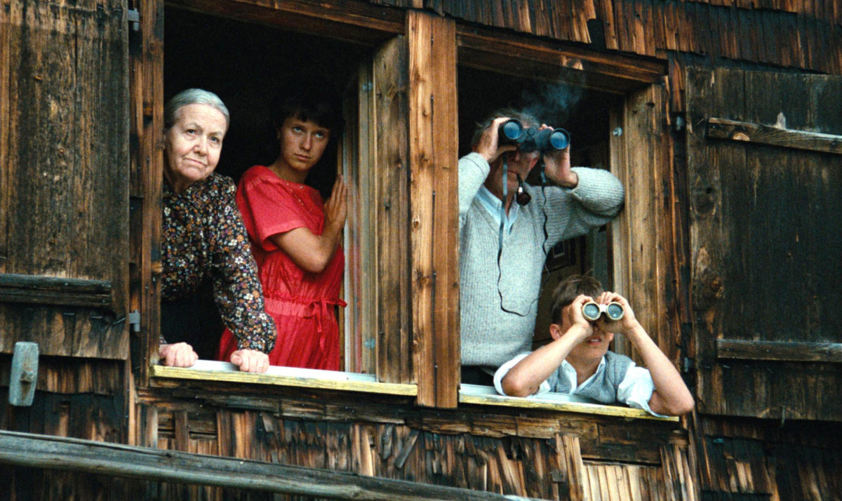 Scene from Alpine Fire (1985), used as the banner image for the Swiss cinema collection